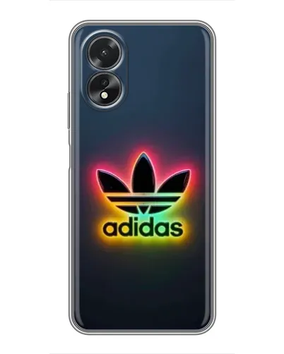 Чохол для OPPO A18 з картинкою «Неоновий Adidas»