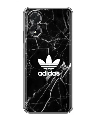 Чохол для OPPO A18 з картинкою «Білий мармур Adidas»