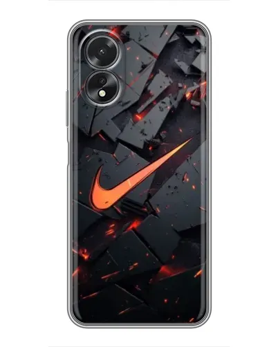 Чохол для OPPO A18 з картинкою «Nike — ефект розломів» Чохол для OPPO A18 з картинкою «Nike — ефект розломів»