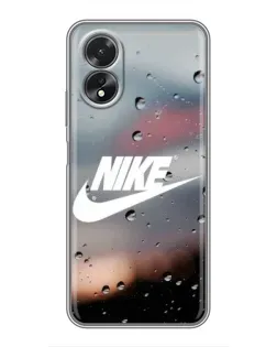 Чохол для OPPO A18 з картинкою «Nike у стилі ретро»