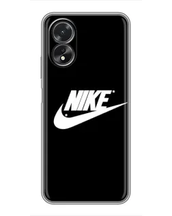 Чохол для OPPO A18 з картинкою «Мазки фарби Nike»