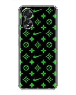Чохол для OPPO A18 з картинкою «Неоновий принт LV» Чохол для OPPO A18 з картинкою «Неоновий принт LV»