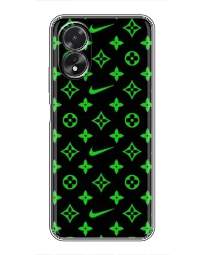 Чохол для OPPO A18 з картинкою «Неоновий принт LV»