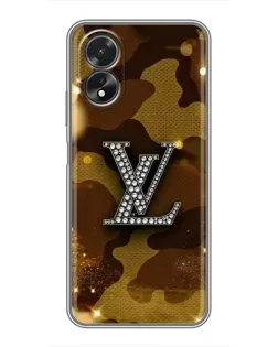 Чохол для OPPO A18 з картинкою «Камуфляжний Louis Vuitton» Чохол для OPPO A18 з картинкою «Камуфляжний Louis Vuitton»