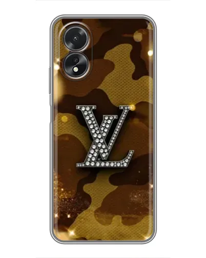 Чохол для OPPO A18 з картинкою «Камуфляжний Louis Vuitton»