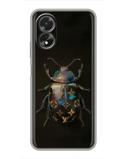 Чохол для OPPO A18 з картинкою «LV — мармуровий принт»
