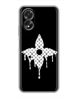 Чохол для OPPO A18 з картинкою «Квіткова монограма»