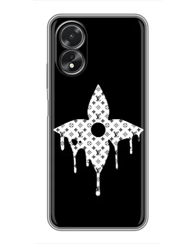 Чохол для OPPO A18 з картинкою «Квіткова монограма»