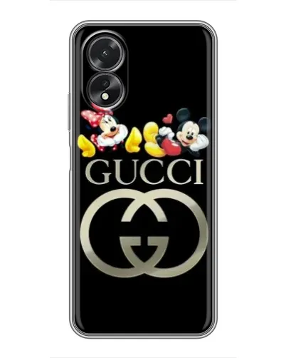 Чохол для OPPO A18 з картинкою «Gucci — герої Disney»