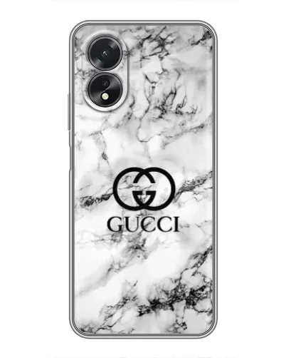 Чохол для OPPO A18 з картинкою «Gucci — мармуровий шик»