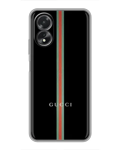 Чехол для OPPO A18 с картинкой «Gucci — строгая линия» Чехол для OPPO A18 с картинкой «Gucci — строгая линия»