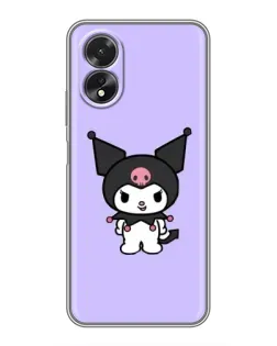 Чохол для OPPO A18 з картинкою «Kuromi — ніжний фіолетовий» Чохол для OPPO A18 з картинкою «Kuromi — ніжний фіолетовий»