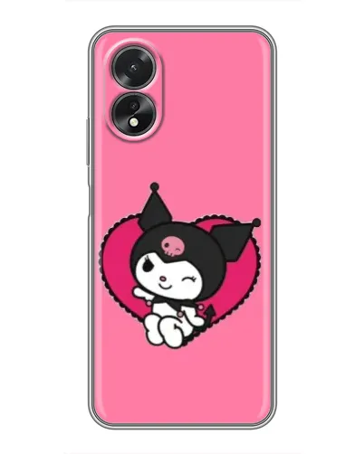Чохол для OPPO A18 з картинкою «Kuromi — любов у серці» Чохол для OPPO A18 з картинкою «Kuromi — любов у серці»