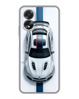 Чохол для OPPO A18 з картинкою «Вид зверху — BMW M» Чохол для OPPO A18 з картинкою «Вид зверху — BMW M»