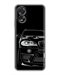 Чохол для OPPO A18 з картинкою «Темний силует BMW» Чохол для OPPO A18 з картинкою «Темний силует BMW»