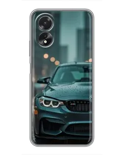 Чохол для OPPO A18 з картинкою «BMW у вогнях міста» Чохол для OPPO A18 з картинкою «BMW у вогнях міста»
