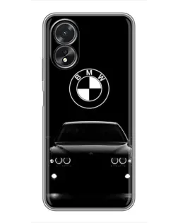 Чохол для OPPO A18 з картинкою «BMW — погляд з темряви» Чохол для OPPO A18 з картинкою «BMW — погляд з темряви»