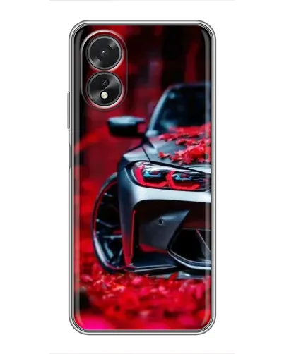 Чохол для OPPO A18 з картинкою «Спортивна BMW та квіти» Чохол для OPPO A18 з картинкою «Спортивна BMW та квіти»