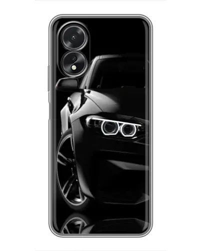 Чохол для OPPO A18 з картинкою «Чорна BMW — профіль» Чохол для OPPO A18 з картинкою «Чорна BMW — профіль»