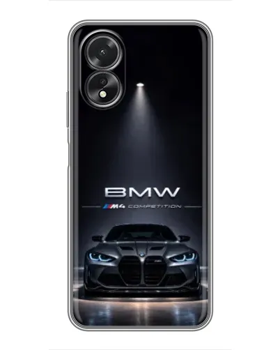 Чохол для OPPO A18 з картинкою «BMW крізь нічне місто» Чохол для OPPO A18 з картинкою «BMW крізь нічне місто»