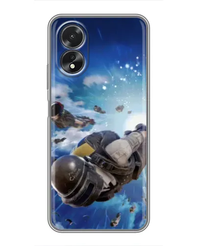 Чохол для OPPO A18 з картинкою «Десант PUBG — стрибок» Чохол для OPPO A18 з картинкою «Десант PUBG — стрибок»