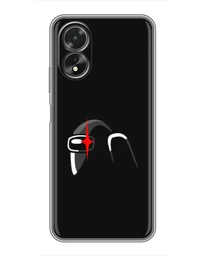 Чохол для OPPO A18 з картинкою «Among Us шолом»