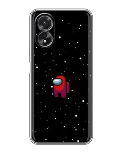 Чохол для OPPO A18 з картинкою «Червоний Among Us»