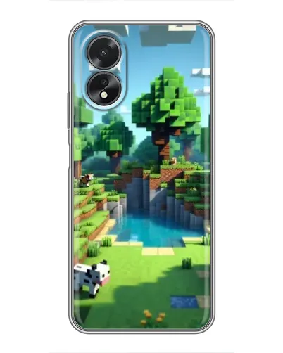 Чохол для OPPO A18 з картинкою «Minecraft літній день»
