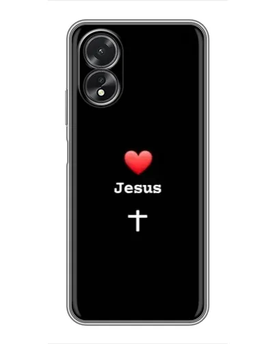 Чохол для OPPO A18 з картинкою «Серце - Jesus» Чохол для OPPO A18 з картинкою «Серце - Jesus»