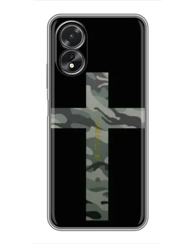 Чохол для OPPO A18 з картинкою «Мілітарі Хрест» Чохол для OPPO A18 з картинкою «Мілітарі Хрест»