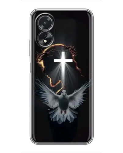 Чохол для OPPO A18 з картинкою «Голуб та Світло» Чохол для OPPO A18 з картинкою «Голуб та Світло»