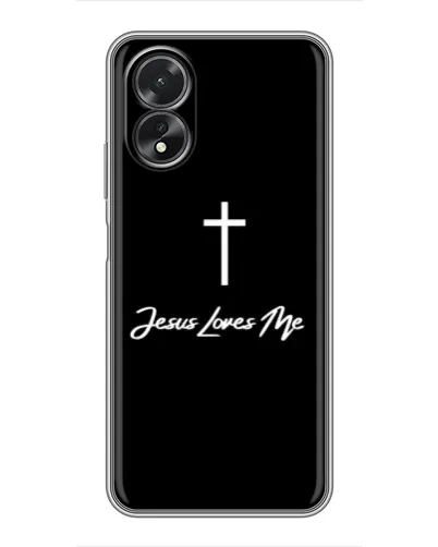 Чохол для OPPO A18 з картинкою «Ісус любить тебе» Чохол для OPPO A18 з картинкою «Ісус любить тебе»