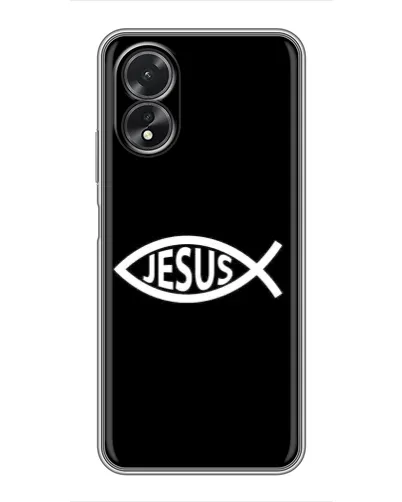 Чохол для OPPO A18 з картинкою «Класичний Jesus» Чохол для OPPO A18 з картинкою «Класичний Jesus»