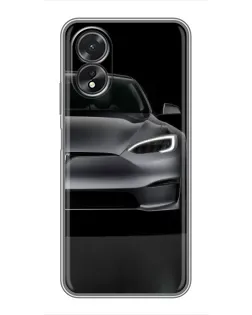 Чохол для OPPO A18 з картинкою «Tesla Model S Look» Чохол для OPPO A18 з картинкою «Tesla Model S Look»