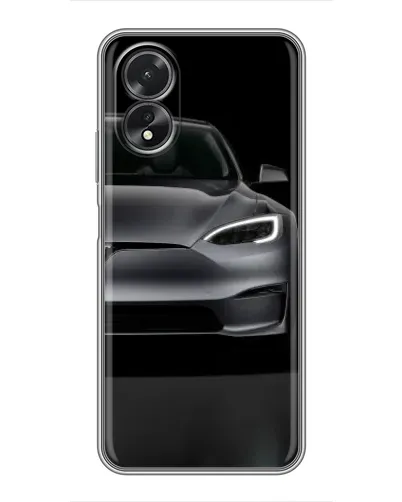 Чохол для OPPO A18 з картинкою «Tesla Model S Look»