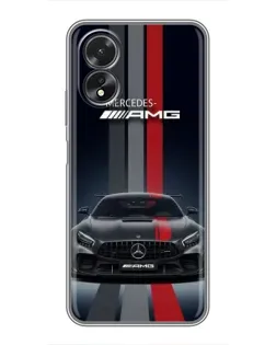 Чохол для OPPO A18 з картинкою «Mercedes — білий карбон» Чохол для OPPO A18 з картинкою «Mercedes — білий карбон»