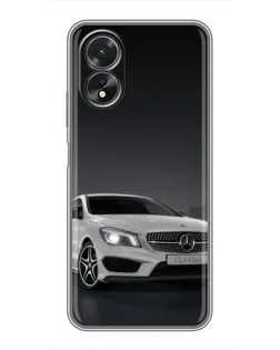 Чохол для OPPO A18 з картинкою «Mercedes AMG GT Silver» Чохол для OPPO A18 з картинкою «Mercedes AMG GT Silver»