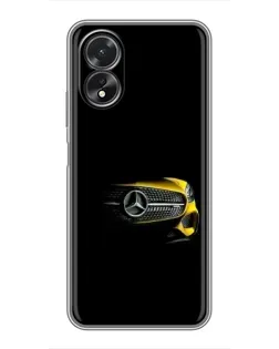 Чохол для OPPO A18 з картинкою «Mercedes — ретро стиль»