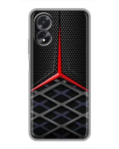 Чохол для OPPO A18 з картинкою «Mercedes Carbon Grid» Чохол для OPPO A18 з картинкою «Mercedes Carbon Grid»