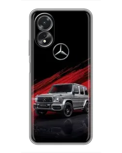 Чохол для OPPO A18 з картинкою «Mercedes G-Class червоний»