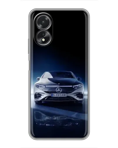 Чохол для OPPO A18 з картинкою «Нічний Mercedes EQ» Чохол для OPPO A18 з картинкою «Нічний Mercedes EQ»