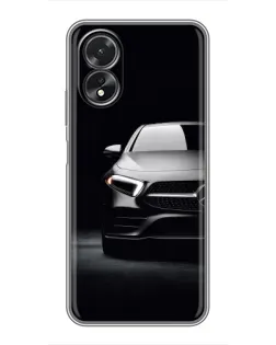 Чохол для OPPO A18 з картинкою «Світло фар Mercedes»