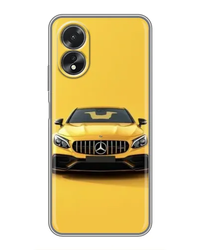 Чохол для OPPO A18 з картинкою «Жовтий Mercedes GT» Чохол для OPPO A18 з картинкою «Жовтий Mercedes GT»