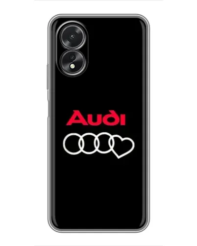Чохол для OPPO A18 з картинкою «Логотип Audi Heart» Чохол для OPPO A18 з картинкою «Логотип Audi Heart»