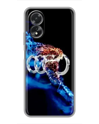 Чохол для OPPO A18 з картинкою «Енергія лого Audi» Чохол для OPPO A18 з картинкою «Енергія лого Audi»