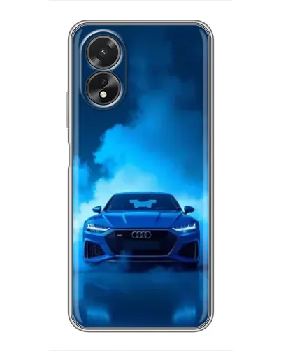 Чохол для OPPO A18 з картинкою «Audi — блакитна енергія» Чохол для OPPO A18 з картинкою «Audi — блакитна енергія»
