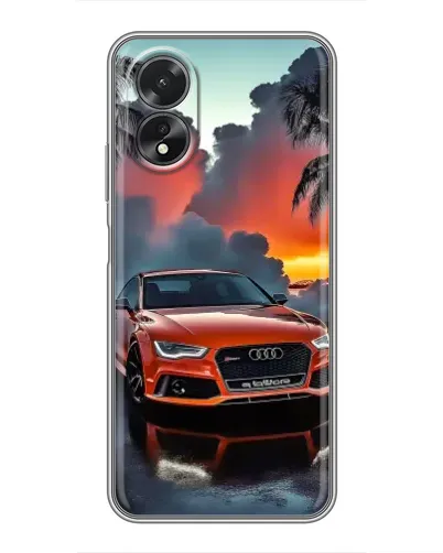 Чохол для OPPO A18 з картинкою «Audi — захід сонця» Чохол для OPPO A18 з картинкою «Audi — захід сонця»
