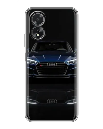 Чохол для OPPO A18 з картинкою «Audi — нічне відображення» Чохол для OPPO A18 з картинкою «Audi — нічне відображення»
