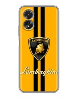 Чохол для OPPO A18 з картинкою «Lamborghini Stripe жовтий» Чохол для OPPO A18 з картинкою «Lamborghini Stripe жовтий»