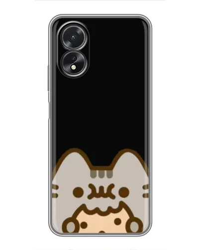 Чохол для OPPO A18 з картинкою «Пушин на чорному» Чохол для OPPO A18 з картинкою «Пушин на чорному»